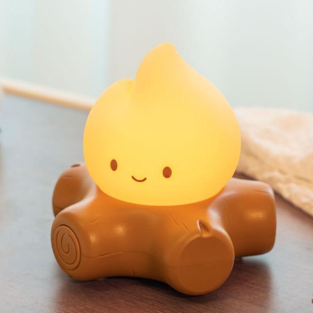 TOKKADO Tabiki Bonfire Night Lamp White Noise Lampu Api Unggun Suara Alam Air Tidur Nyenyak Lucu