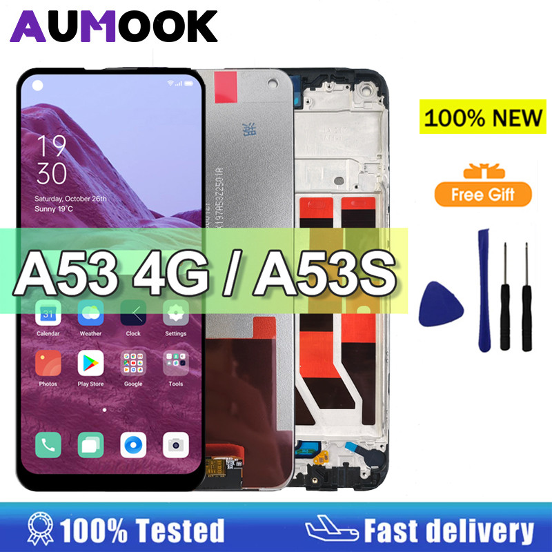 6.5"Display For Oppo A53 4G A53s LCD Display Touch Screen Digitizer Assembly For Oppo CPH2127 CPH213
