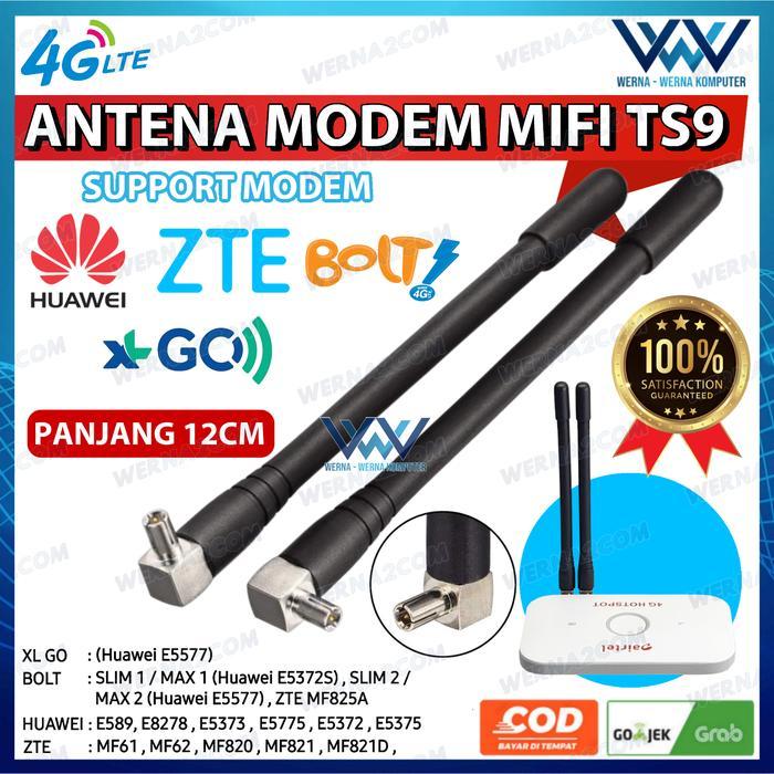 Antena Indoor MIMO Portable TS9 Untuk Modem Mifi Huawei, ZTE, Sierra