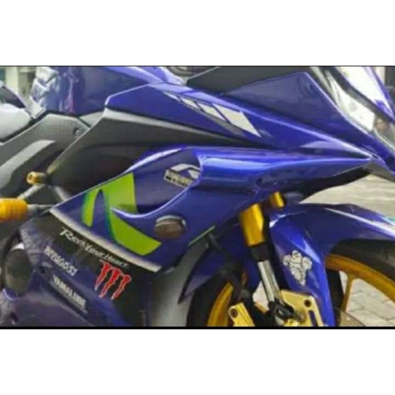 Aero winglet r15 v3 carbon vva new r15 dinamis tank arm cover fering sss visor jenong fairing karbon