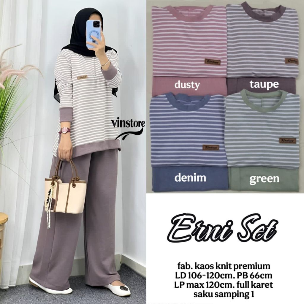 ada grup reseller tanyakan admin alya store ERNI SET VINSTORE 25 alya store