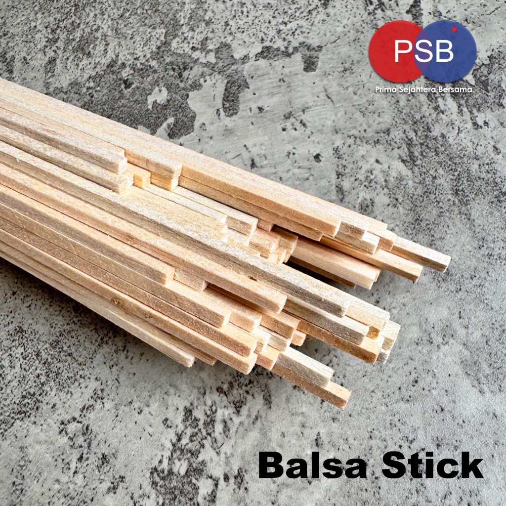 Kayu Balsa / Balsa Stick / Bahan Maket