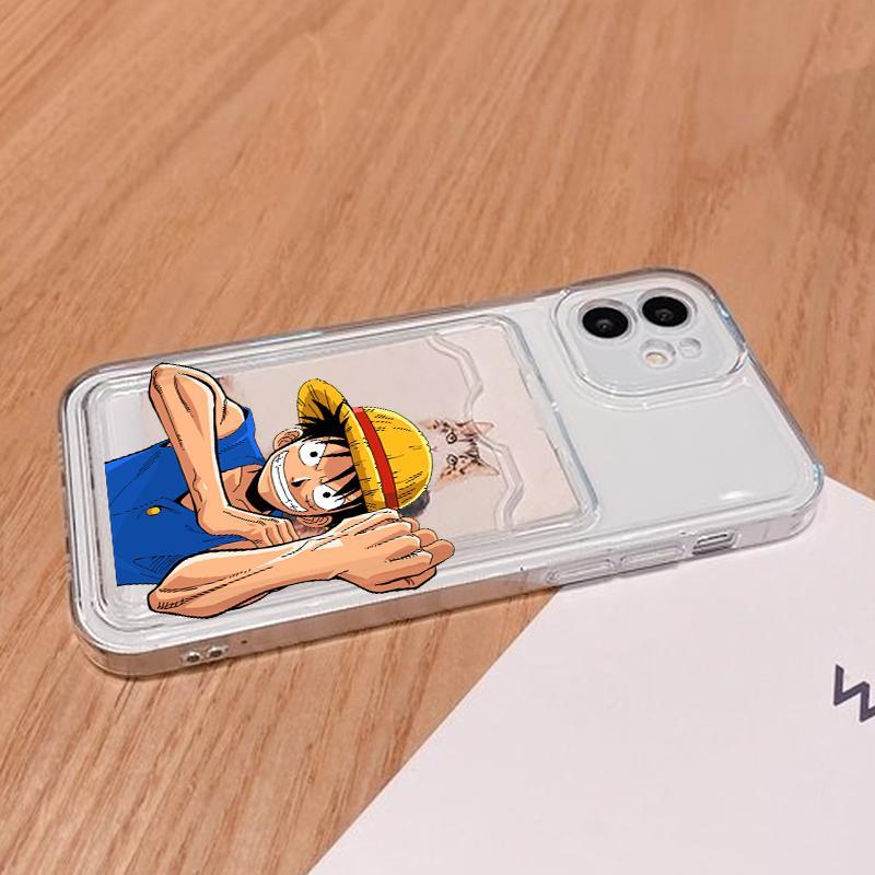 Casing Hp For Iphone Case 11 13 6 6S 6Plus Plus 7 Plus8 8 SE 2020 2022 XR Clear Cartoons One Piece S