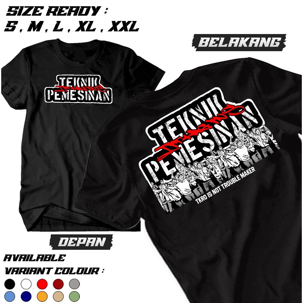 Kaos Teknik Mesin / Kaos Mechanic Engineering - Kaos Pria Wanita - Kaos Murah - Baju Distro Terbaru 