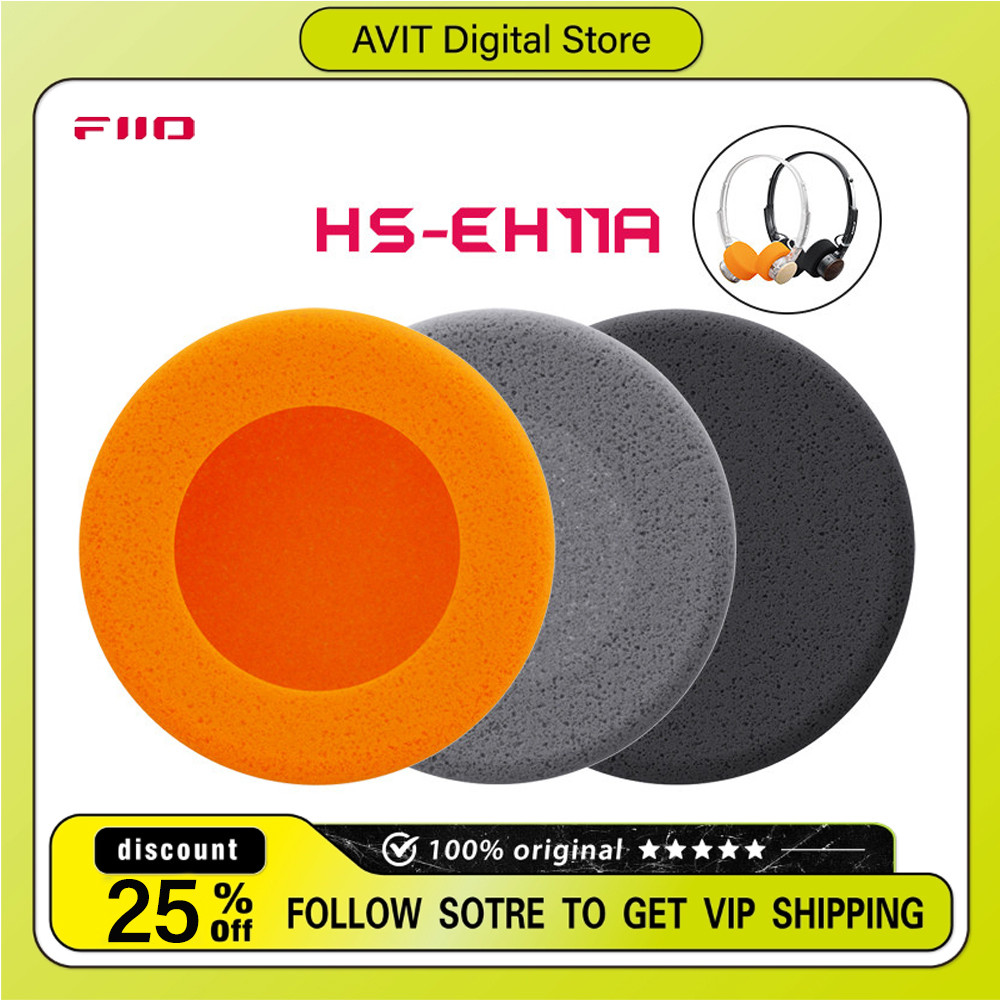 FIIO HS-EH11A Replacement Foam Earmuffs for FIIO EH11 Headphones 3 Pairs/6 Pairs