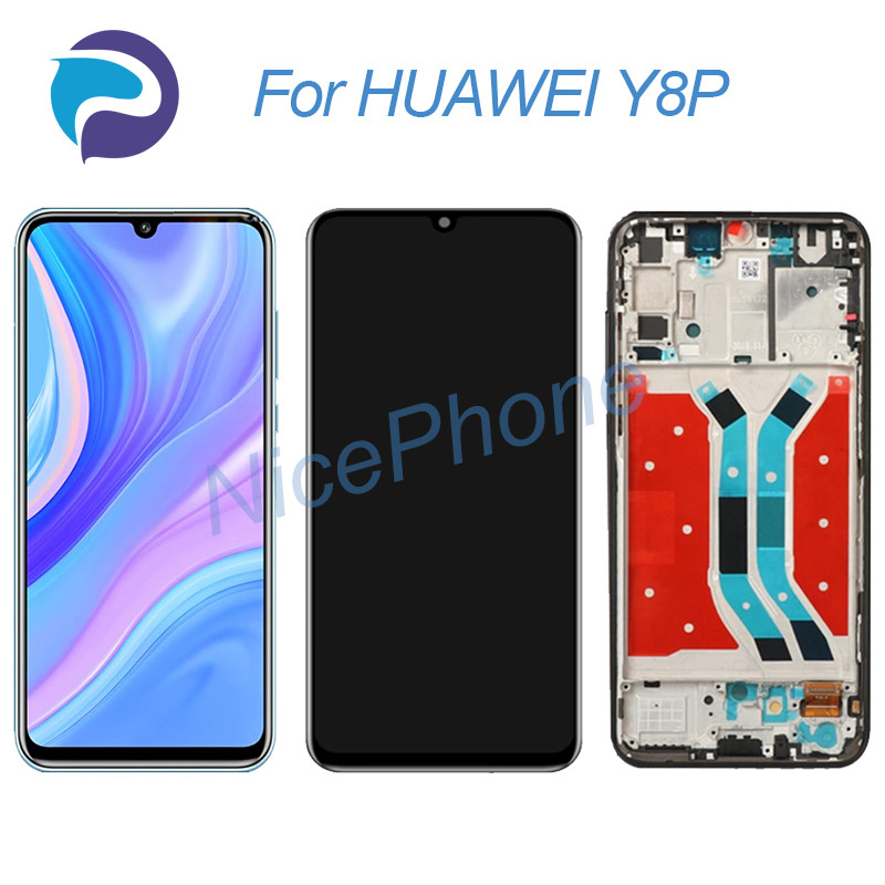 for HUAWEI Y8P LCD Screen + Touch gitizer splay 2400*1080 AQM-LX1 Y8P Y8 2020 LCD Screen splay