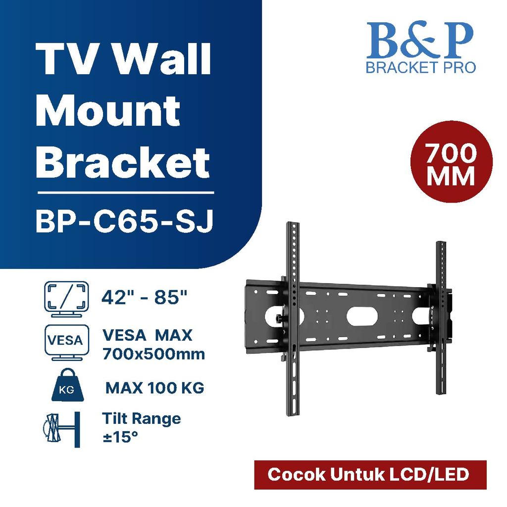 Bracket Braket TV LCD 42 43 50 55 60 65 70 75 80 85 Inch Universal