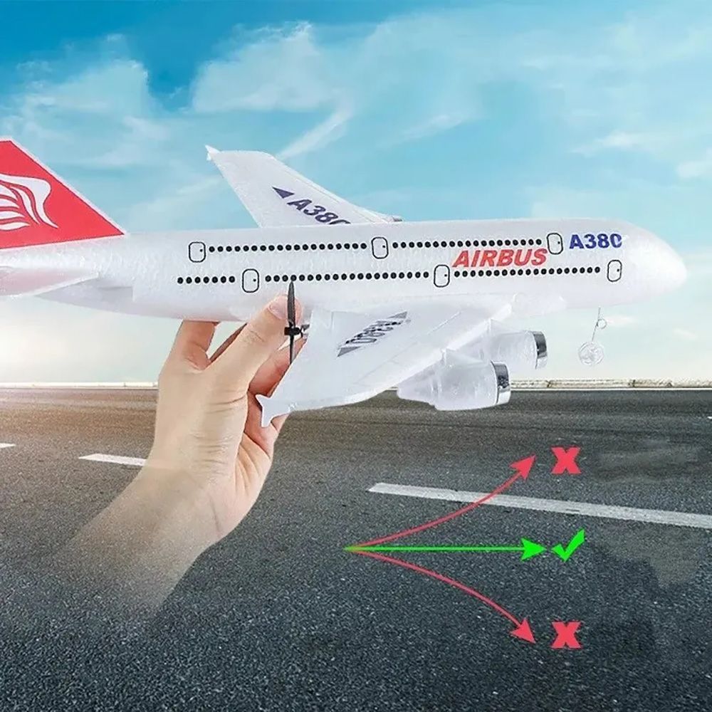 HW30 A380 Airbus RC Airplane 2.4G Fixed Wing Boeing 747 Remote Control Aircraft Outdoor RC Plane Mod