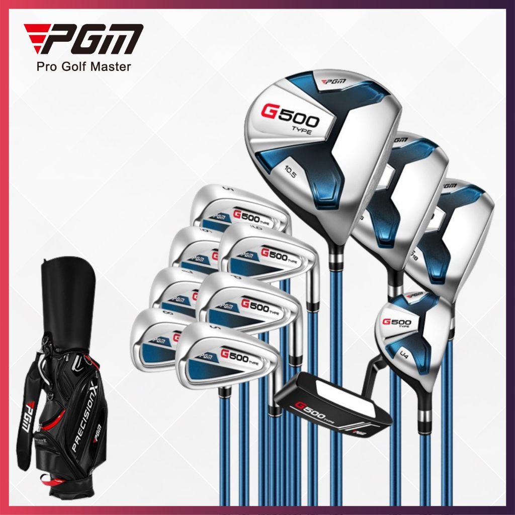 PGM Stik Golf Men G500 Full Set Mens Graphite Carbon Flex R Regular Stick Golf Pria Set