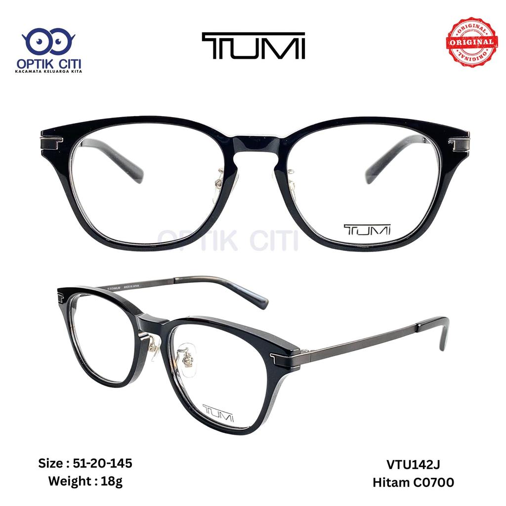 Frame Kacamata Pria Wanita Tumi Titanium VTU 142 J Made In Japan Original