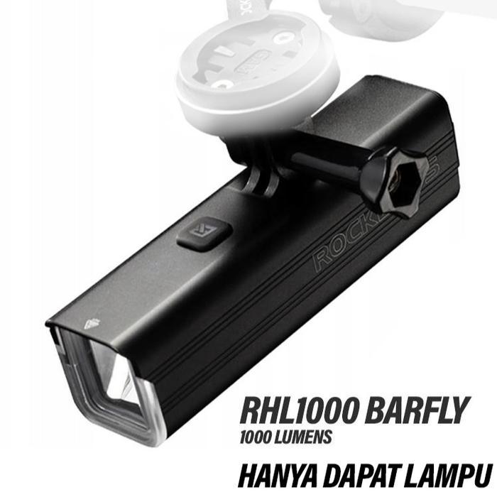 Lampu Depan Sepeda 600LM Rockbros RHL600 Waterproof IPX6 - RHL1000-BARFLY