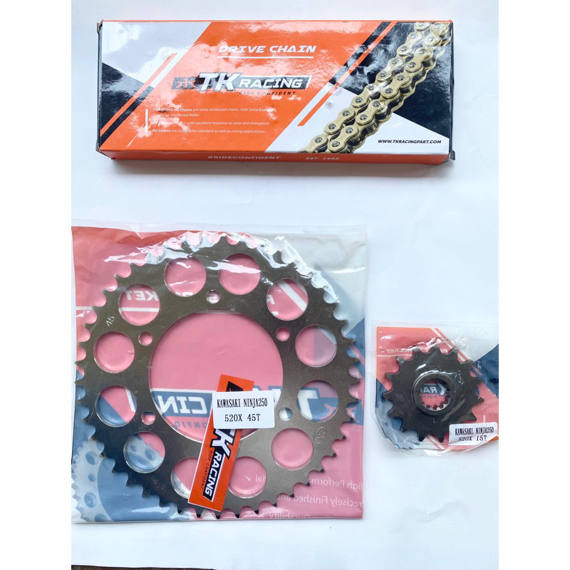 Gear Set TK 520 Ninja 250 Karbu / 250 Fi / Z 250