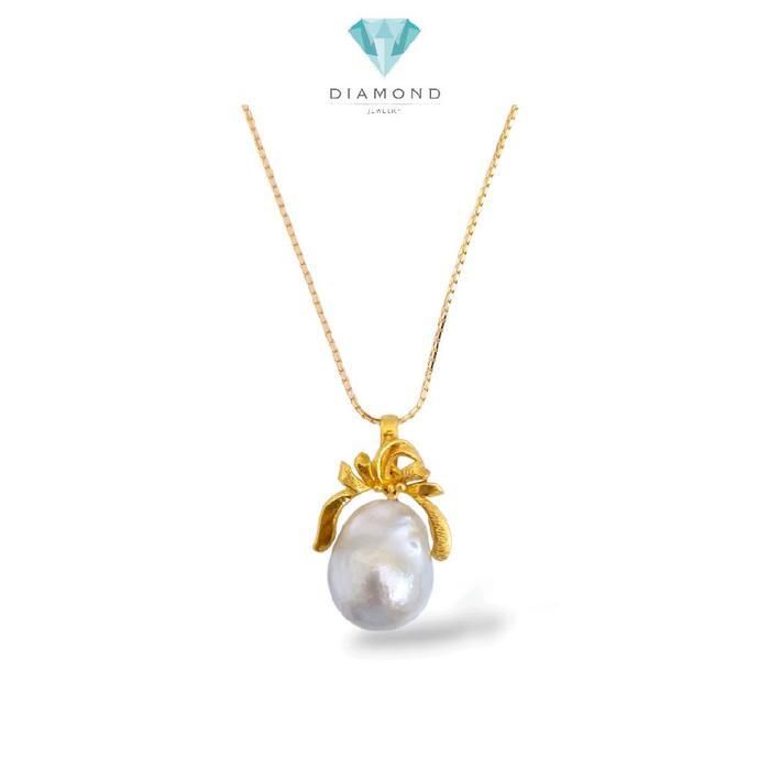 Gold Pearl Pendants 23K / Liontin emas  Mutiara Emas 23K /  210LMSWP7
