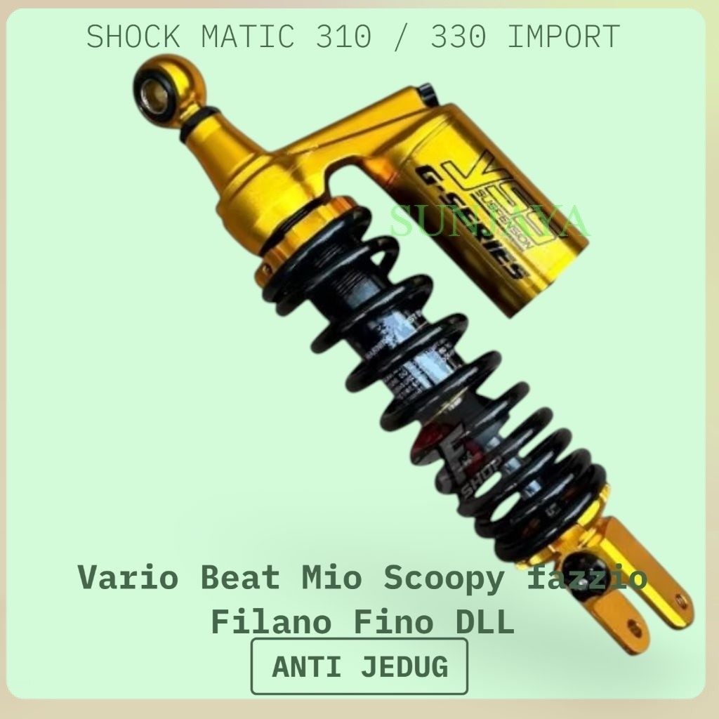 Termurah Shockbreaker Belakang Hitam Tabung Gold Vario 125 Vario 150 Tabung Modelcopy YSS G SERIES U