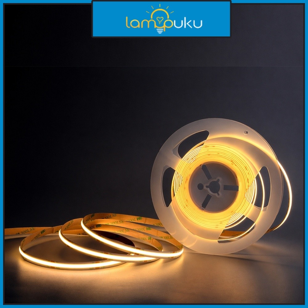 LED Strip COB 12 Volt 5 Meter / Lampu LED Strip 12V COB Flexible 5 Meter