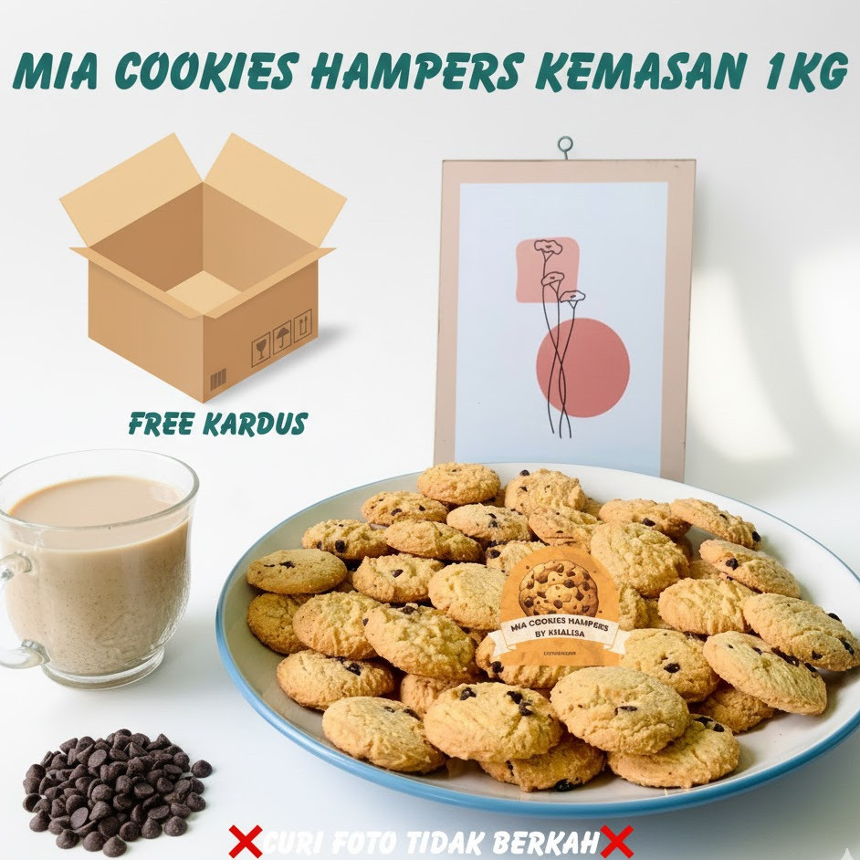 (Mala-Mali) MIA COOKIES® Official Hampers Cookies 1 kg – Premium Halal BPOM | Mall