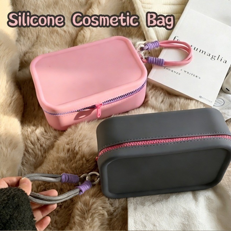 Tas Penyimpanan Kosmetik SilikonTas Penyimpanan Charger Silikon Tas HeadphoneTas Penyimpanan Power B
