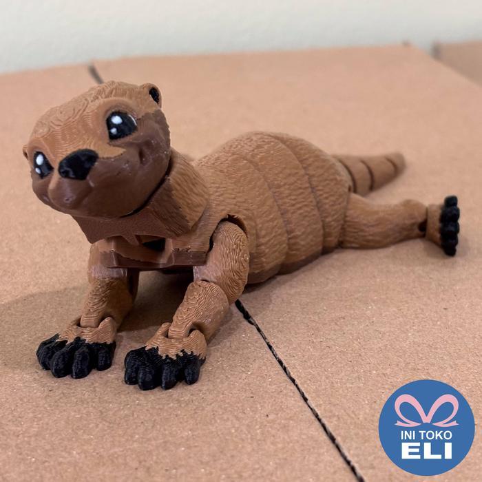 Otter Bergerak Figur Koleksi & Dekorasi Lucu Toy Mainan - Baby