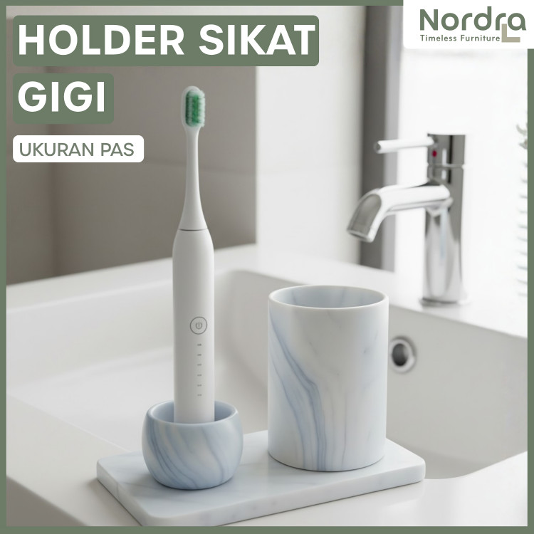 Tempat Sikat Gigi Elektrik Porselen Toothbrush Holder Sikat Gigi Dudukan Gantungan Sikat Gigi Electr