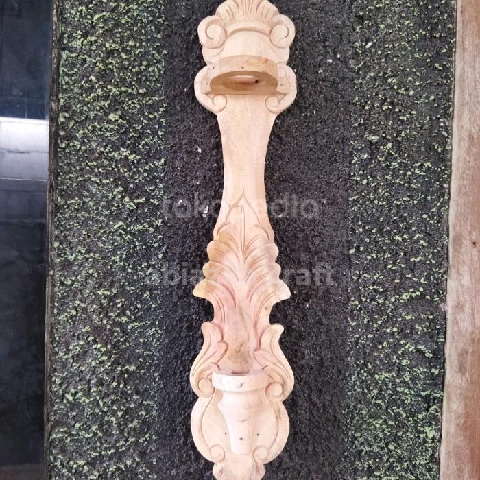 blawong keris & blawong tombak ukir Bahan Kayu Jati  -Etnikleluhur