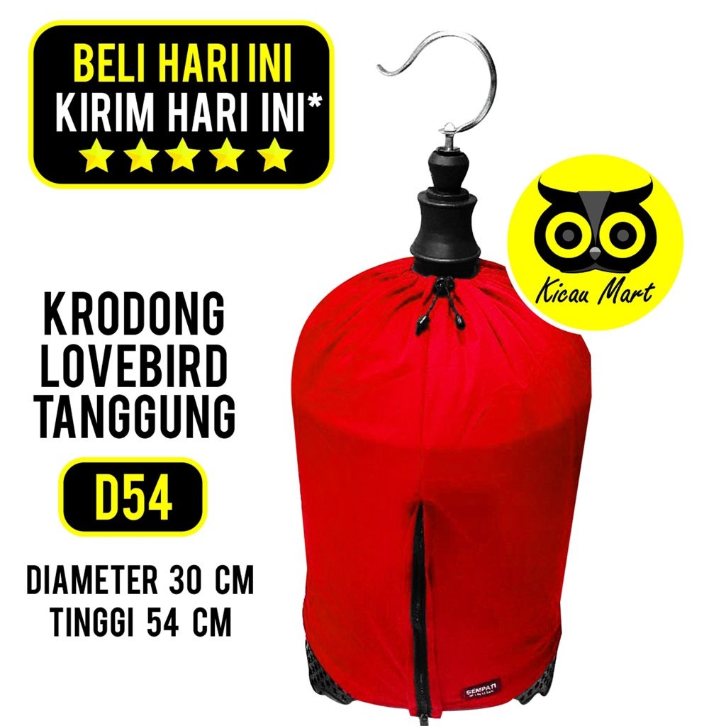 KICAU MART Krodong Lovebird Tanggung D54 Kerodong Sangkar Lovebird Cebol Kandang Kapsul Burung Love 