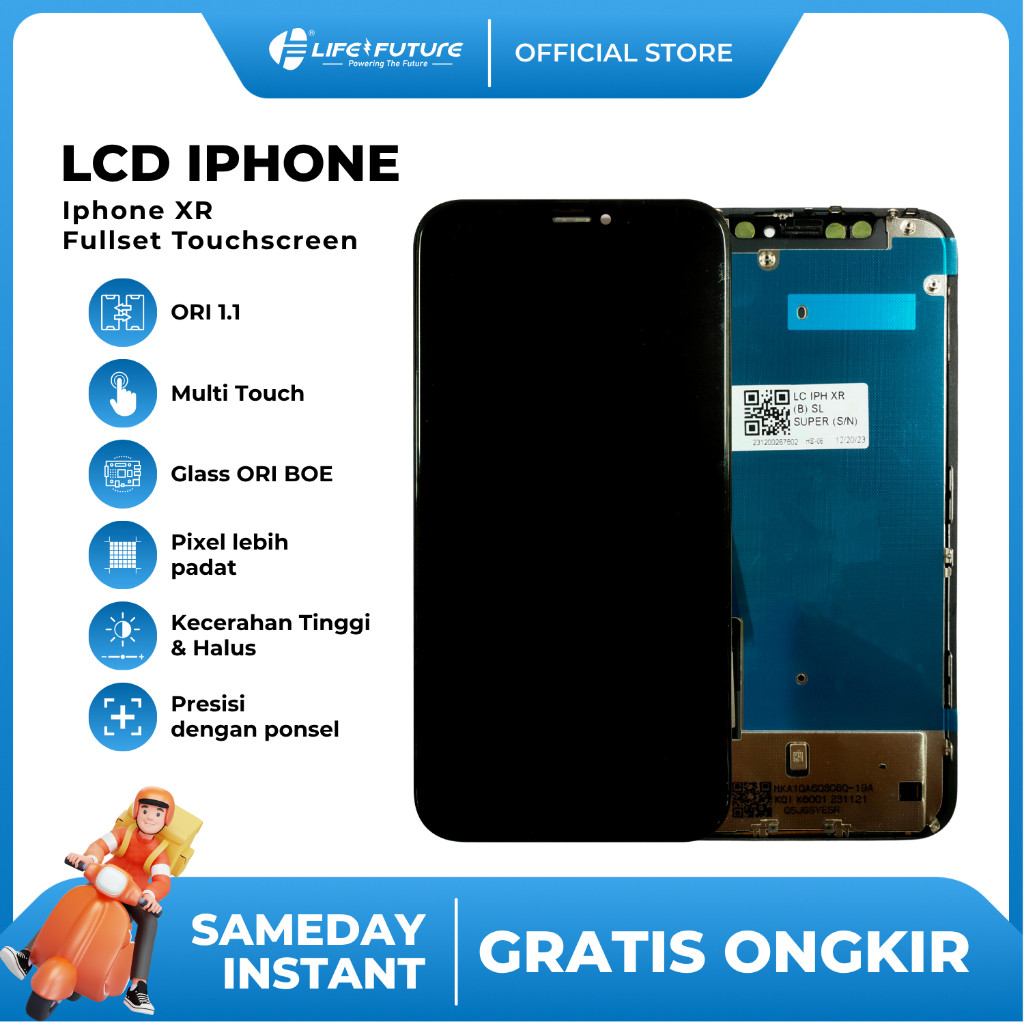 [LCD LIFE FUTURE] - LCD Iph*ne XR Fullset Touchscreen LCD [LCD LIFE FUTURE] GROSIR MURAH