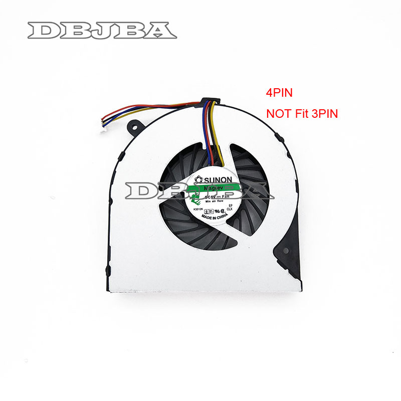 CPU Cooling Fan For Toshiba C850 T05B T03B TOSHIBA L850 L850D C855 C855D laptop KSB0505HB-BK48 4pin 