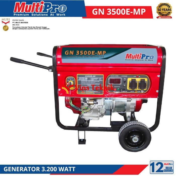 Mesin Genset Bensin gasoline Multipro GN3500E-MP Multipro GN 3500E-MP