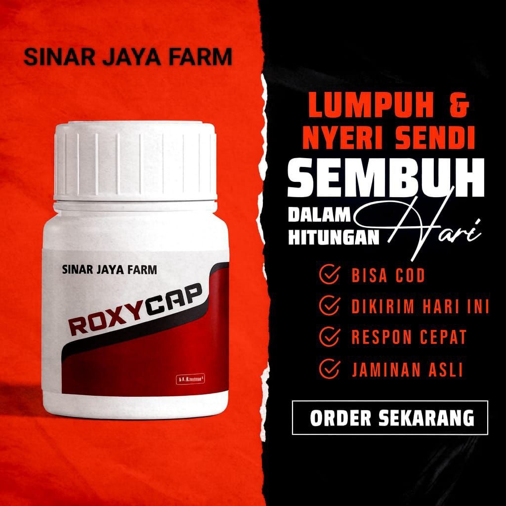 ROXYCAP - OBAT AYAM PINCANG LUMPUH TEDUN NYERI SENDI