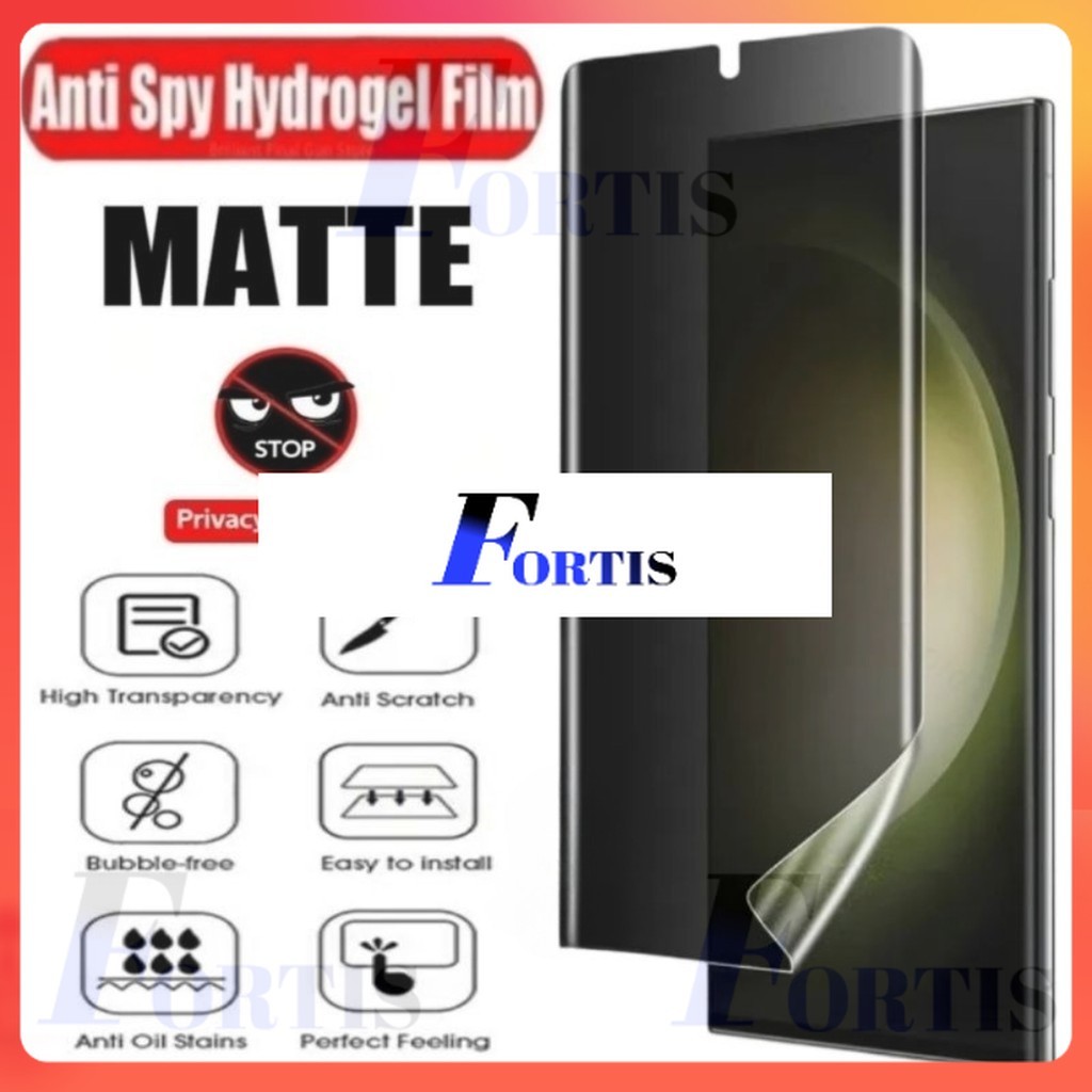 FLASH Anti Gores Hydrogel Matte Spy Privasi Anti Intip For Oppo Find N2 Flip Oppo Find N3 Flip Oppo 