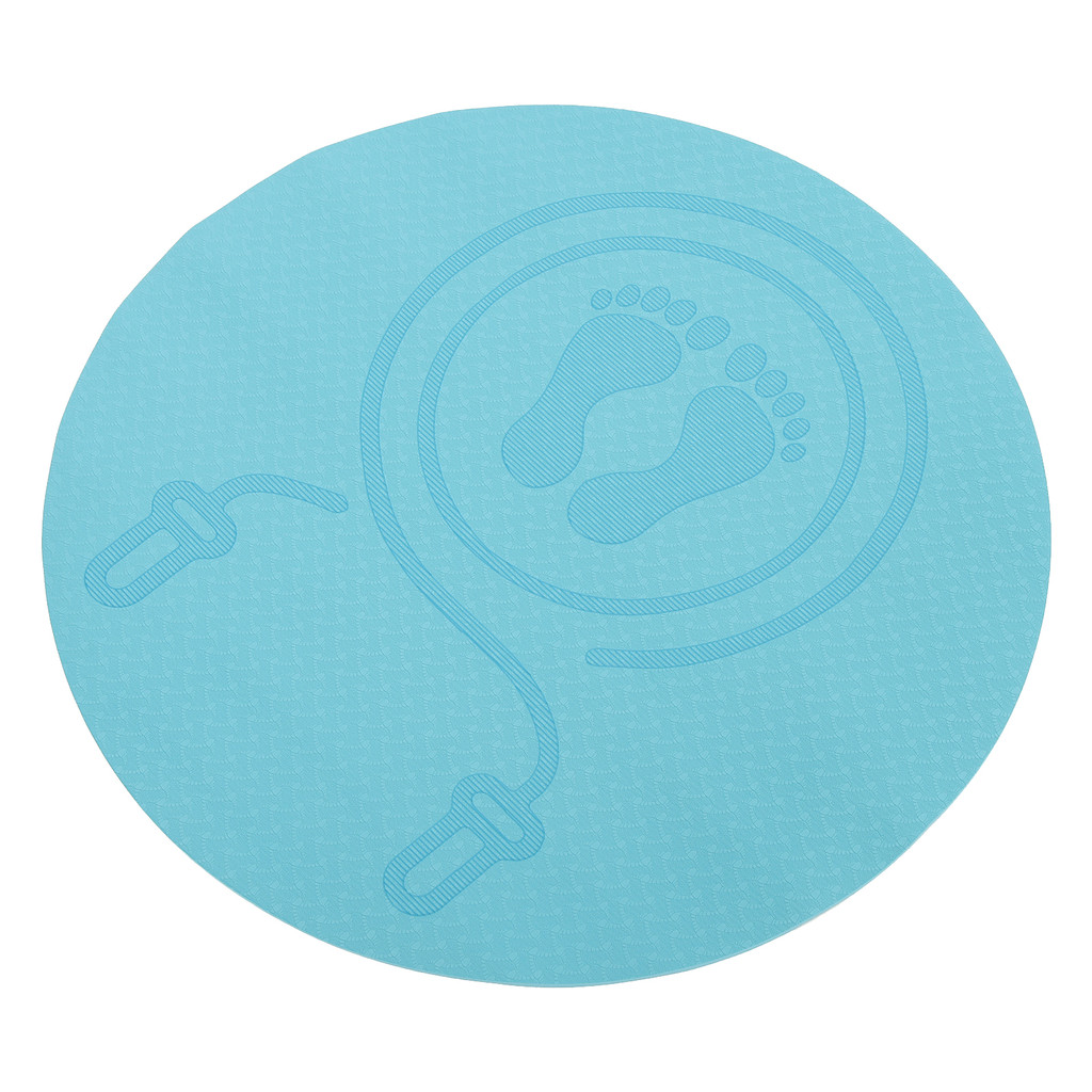 Fitness Floor Mat Non Slip Tpe Material for Jump Rope Yoga Pilates Gym Exercises Indoor Sports Use J