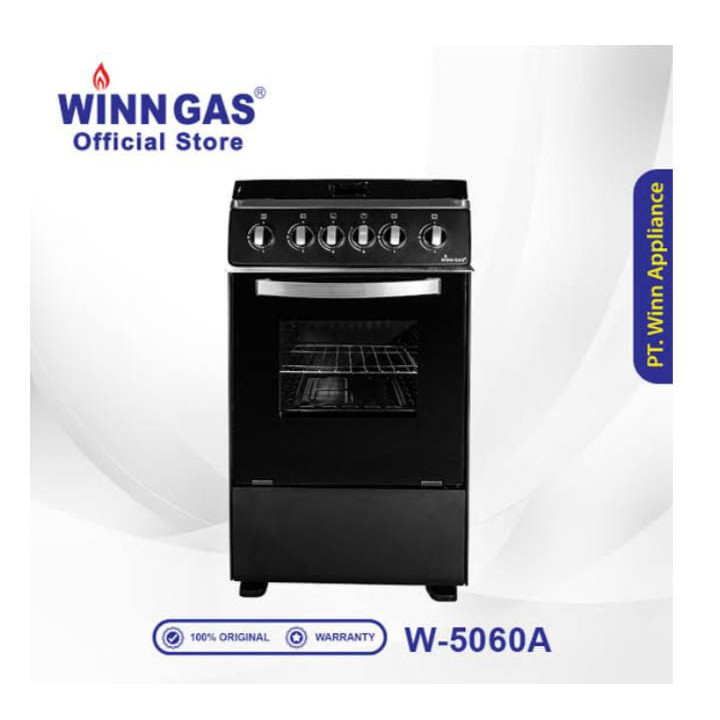 Winn Gas Kompor + Oven W 5060  / Kompor Freestanding Win Gas W-5060 / KOMPOR + OVEN / KOMPOR GAS / K