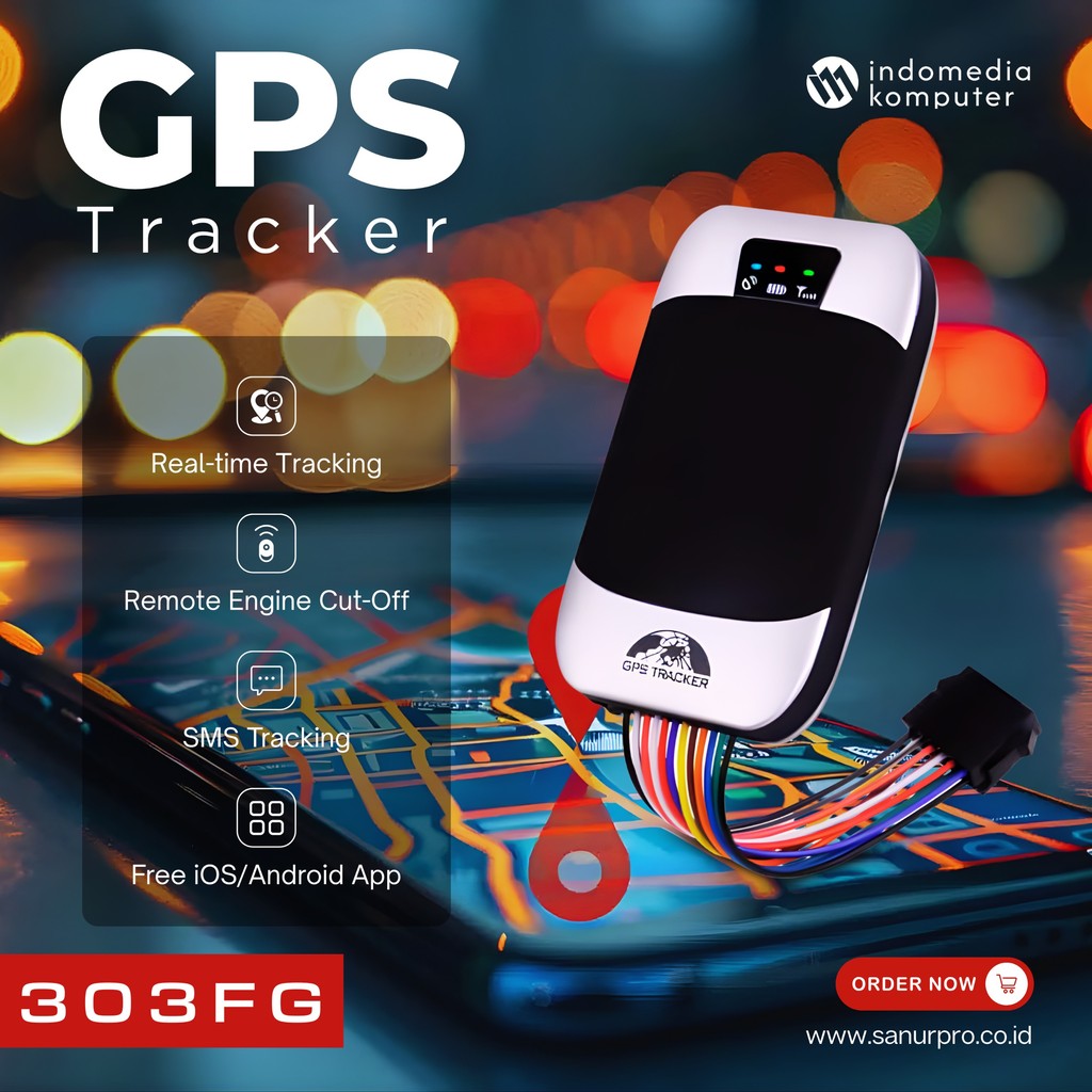 GPS Tracker GPS TRACKER 303FG GPS+LBS Waterproof GPS Tracker Voice Monitor Waterproof