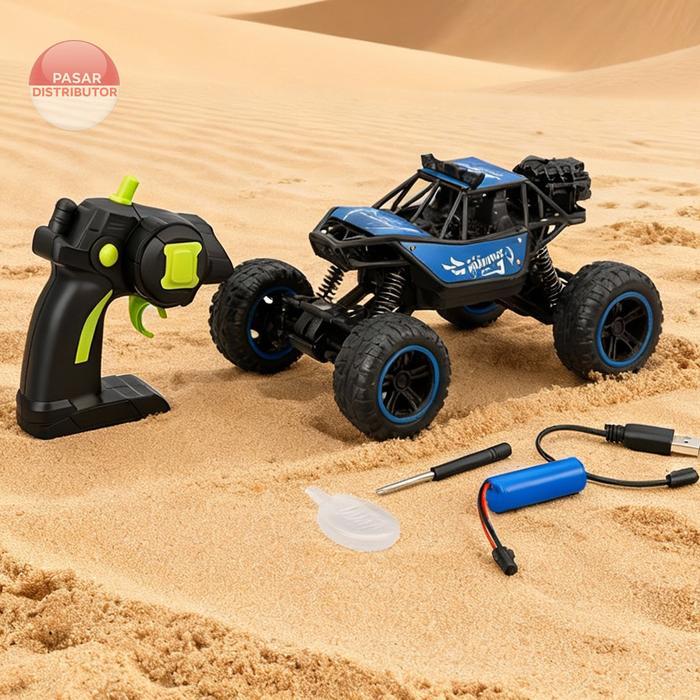 Mobil Remote Control RC Offroad 4WD Skala 1:16 Rock Crawler Anak Mainan Mobil RC Climbing Tangguh Ba