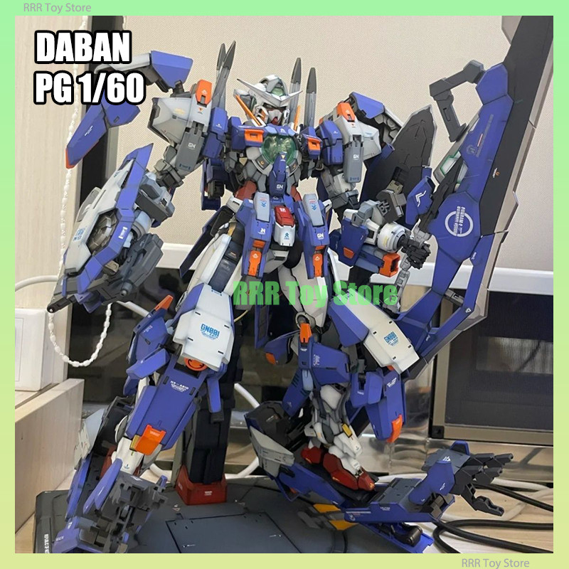 In Stock DABAN PG 1/60 Avalanche Exia Assembly Model Kit with LED Water sticker Action Figure Robot 