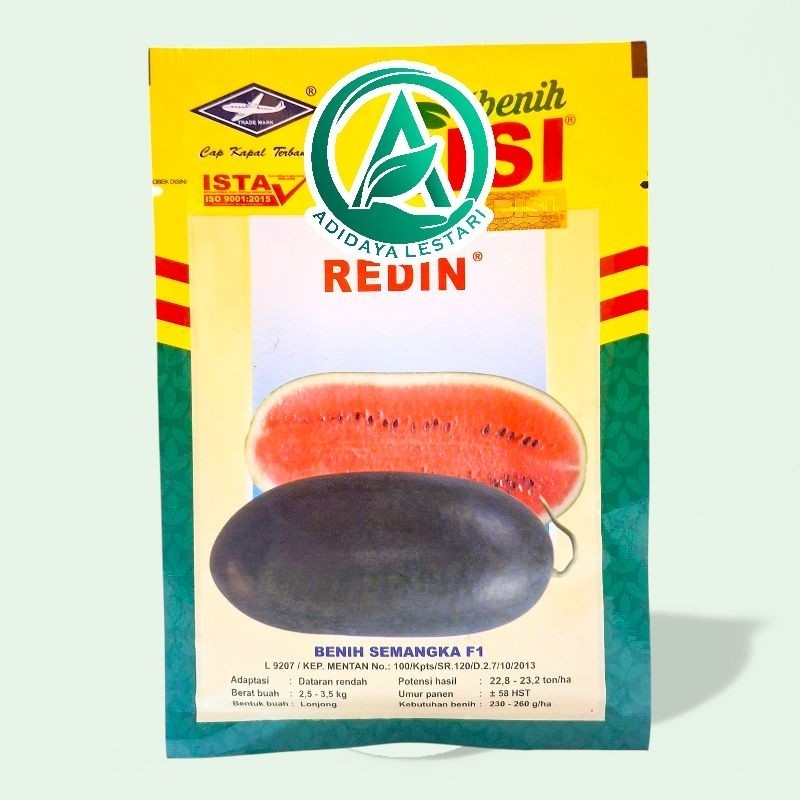 Cap Kapal Terbang Redin F1 20gr-Benih/Bibit Semangka (AL)