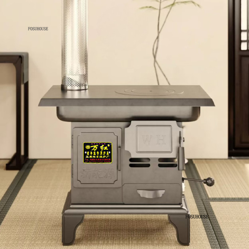 Chimeneas Indoor Heating Stove Household Wood Coal Dualpurpose Smokeless Charcoal Stove Outdoor Wood