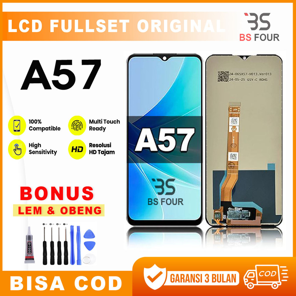 LCD FOR OPPO A57 Ori fullset asli touchscreen original COD