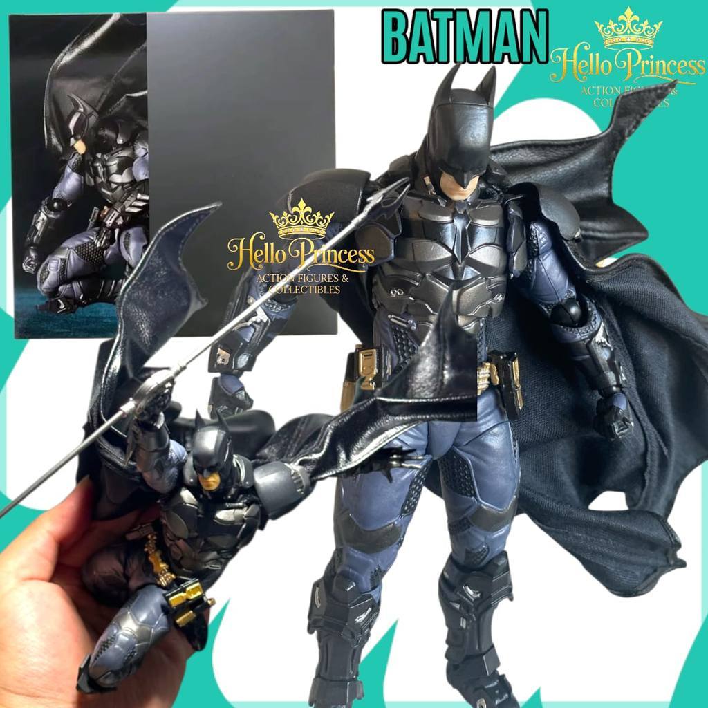 Amazing Yamaguchi Revoltech Batman Arkham Knight Ver. Anime Action Figures Collection Figure Batman
