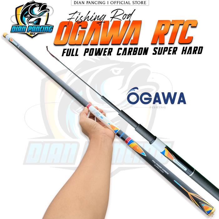 Promo Joran Pancing Tegek Ogawa RTC Full Power Carbon Super Hard Action Kaku Kuat ruas panjang - OGA