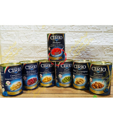 CIRIO BUAH KALENG ALL VARIANT RASA 400GRAM - Fasyanita Online Fresh Mart Denpasar - WHY