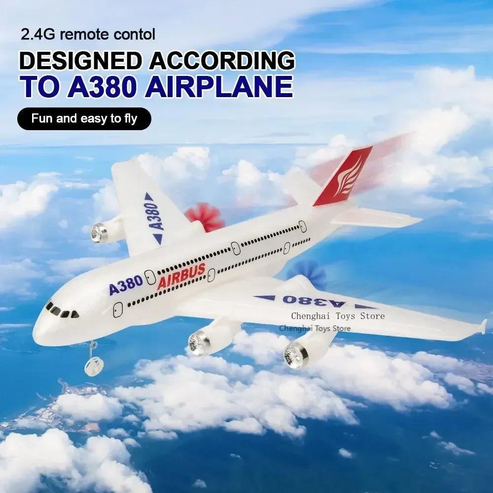 Airbus A380 RC Airplane 2.4G Fixed Wing Boeing 747 Remote Control Aircraft Outdoor RC Plane Model To