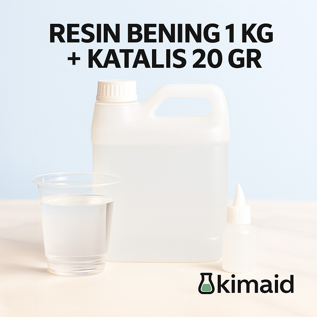 Resin Bening (1KG) - Fiberglass - Resin Bening 108 - Resin 108 - Resin Bening Souvenir Kerajinan
