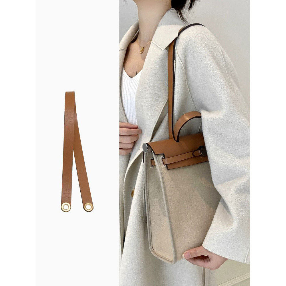 100% Genuine Leather Bag Strap For Hermes Herbag Shoulder Strap 110CM Mofied Replacement Short Strap