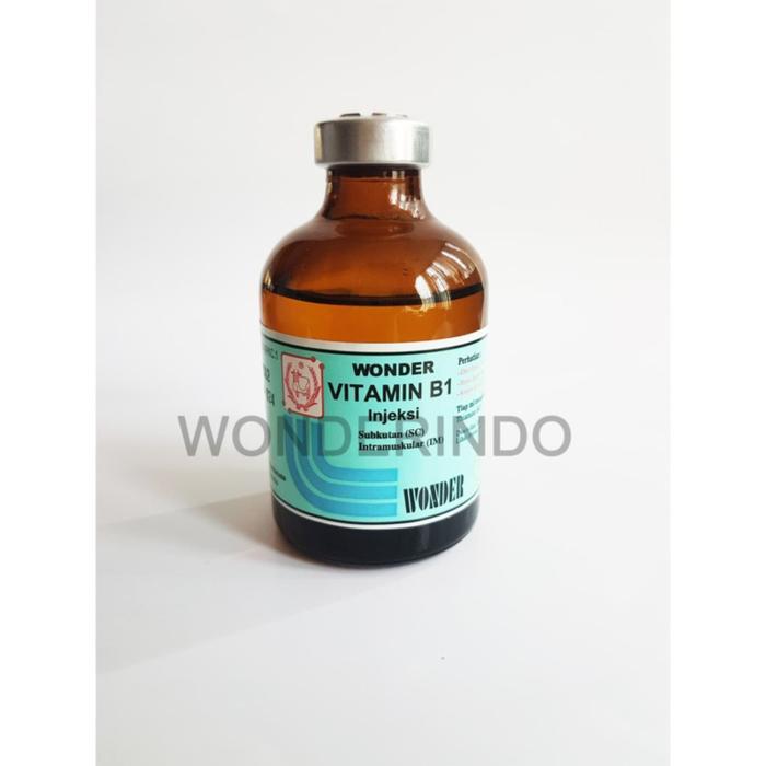 Vitamin B1 injeksi 100 mL Obat Khusus Hewan