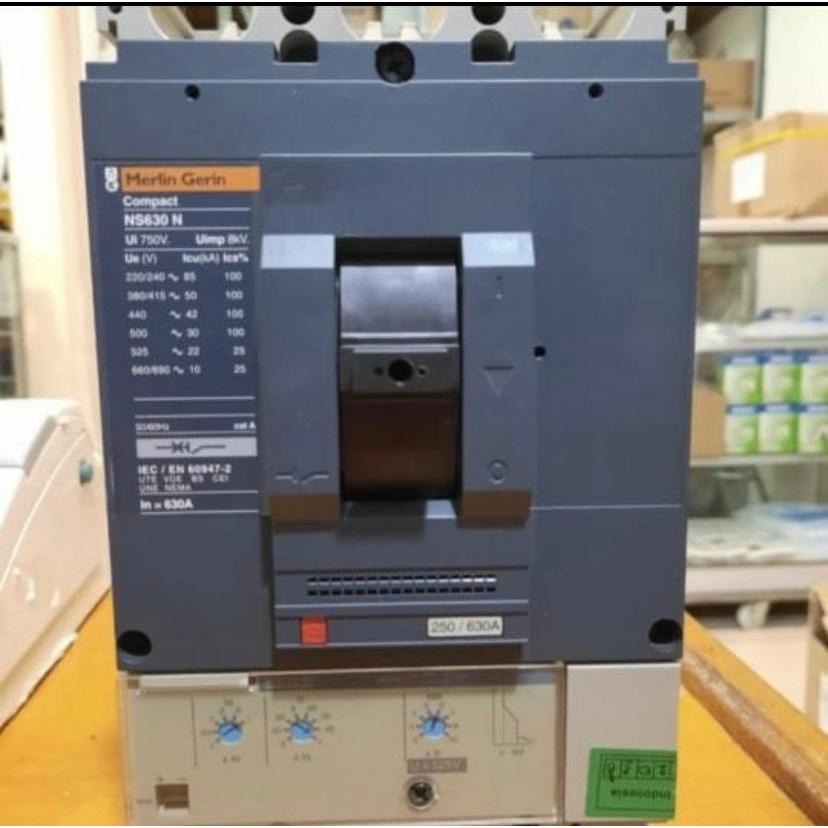 MCCB NS630N 3P 630A MERLIN GERIN NEW ORIGINAL