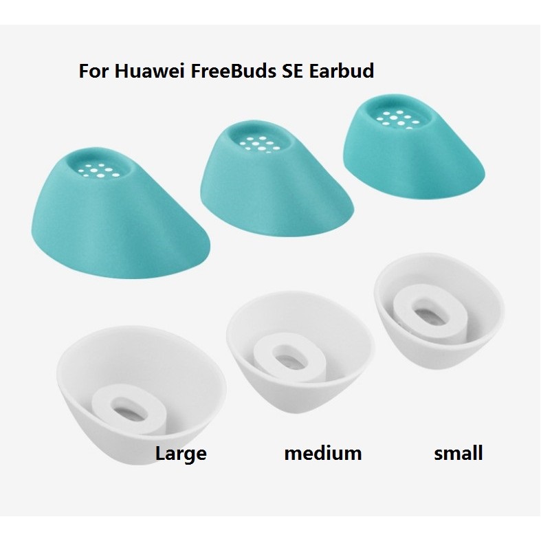 1set Silicone Eartips Compatible with Huawei FreeBuds SE Earbuds bluetooth