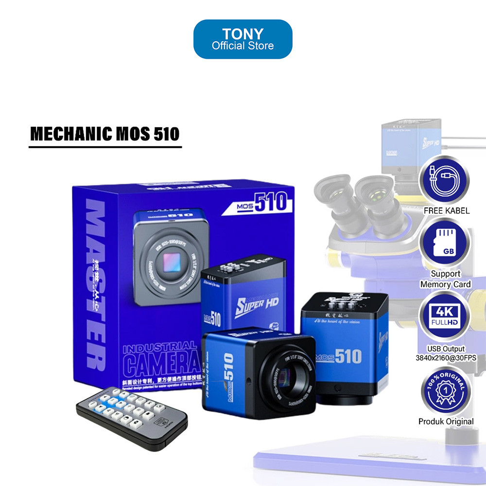 Kamera Mikroskop MECHANIC MOS-510 - Full HD Trinocular Industrial Camera - MOS-510