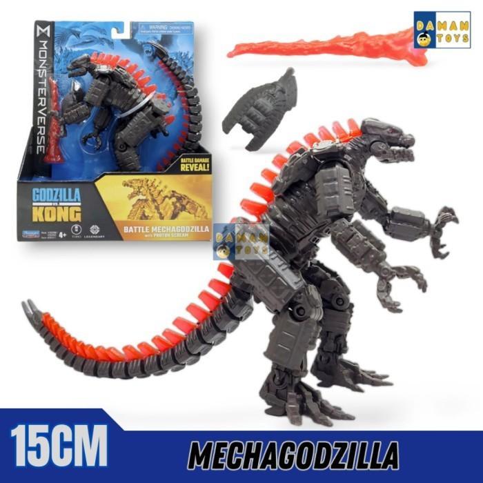 Mechagodzilla 2021 Action Figure Godzilla vs Kong Moster Kaiju Mainan - Box Mechagodz