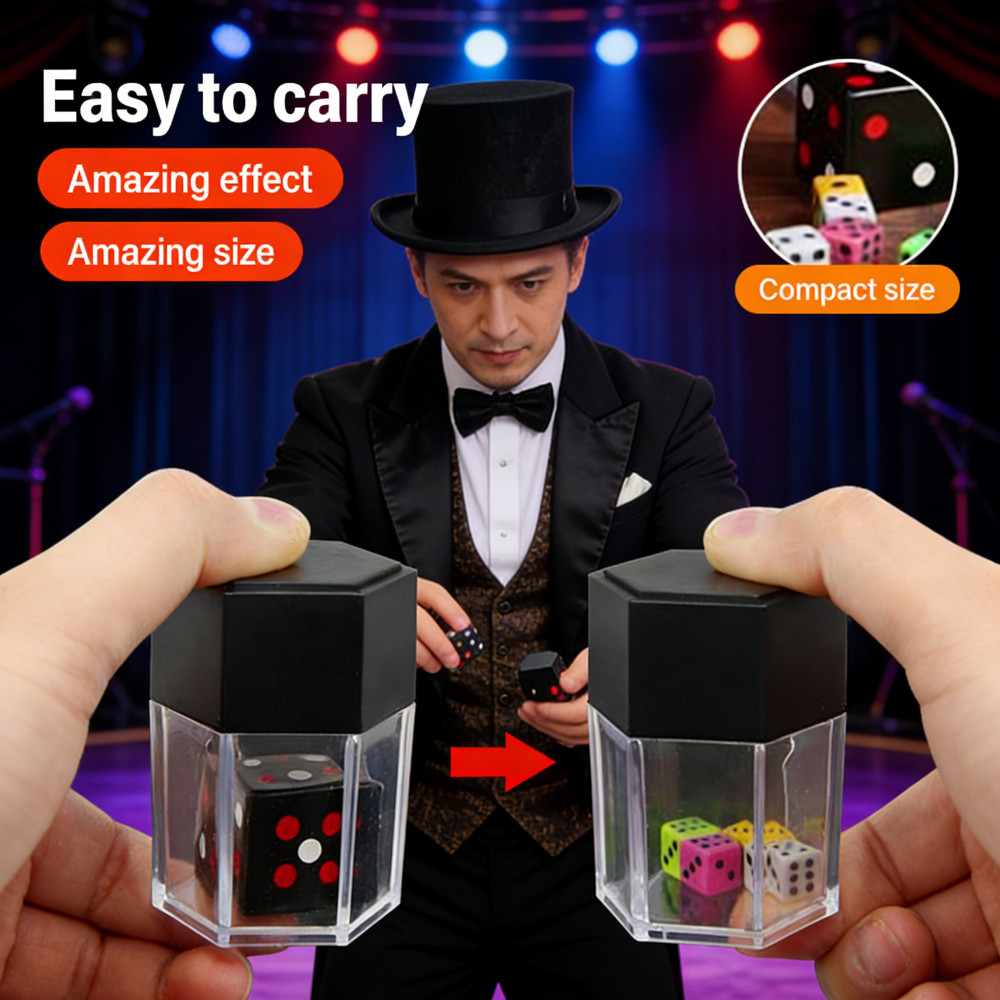 Exploding Dice Shop - Magic Dadu Dadu Buyar - Alat Sulap Boom - Shop Dadu Sword
